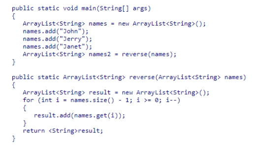 Consider the following code snippet: Which statement is true after the main method is executed?