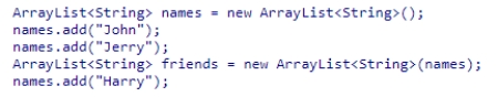 Which statement is true about the code snippet below?   