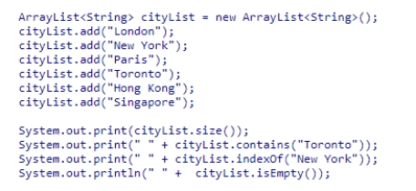 What is the output of the following statements?   
