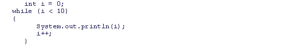 <strong>How many times will the following loop run? </strong> A)0 B)8 C)9 D)10