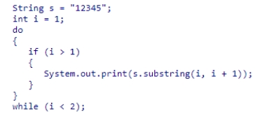 <strong>What is the output of the code snippet given below? </strong> A)no output B)no output (infinite loop) C)12345 D)2345