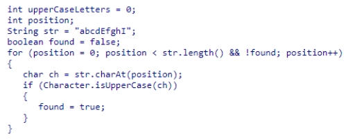 What is the purpose of the following loop?   