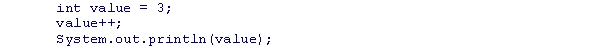 <strong>What is the output of the following code snippet? </strong> A)2 B)3 C)4 D)No output due to syntax error