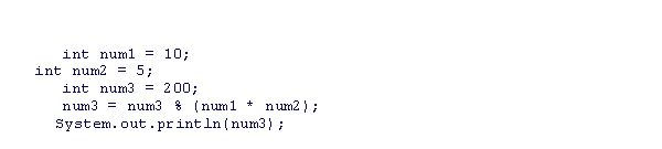 <strong>What is the output of the following code snippet? </strong> A)0 B)4 C)10 D)250
