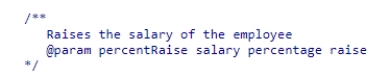 Choose the method header that goes with this method comment.   