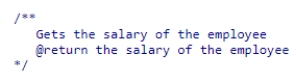 Choose the method header that goes with this method comment.   