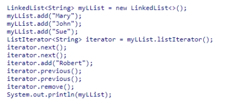 Consider the following code snippet: What will be printed when this code is executed?
