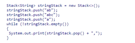 Consider the following code snippet: What output will be produced when this code is executed?