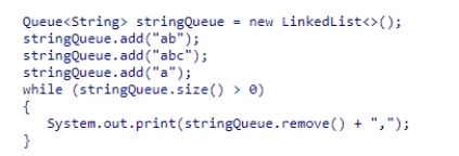 Consider the following code snippet: What output will be produced when this code is executed?