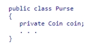 Consider the following code snippet: This code is best described as an example of ____. A.Inheritance. B.Aggregation. C.Polymorphism. D.Association.