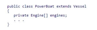 Consider the following code snippet: This code is best described as an example of ____. A.Inheritance and multiplicities. B.Aggregation and association. C.Inheritance and aggregation. D.Association and multiplicities.