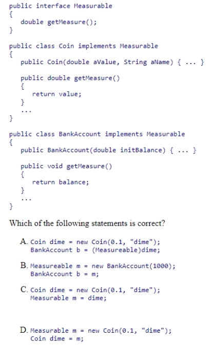 Consider the following code snippet.