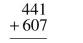 Use dimensional analysis to answer the following. How many hundreds, tens, and ones are in the following sum? (a) 1; 4; 8 (b) 10; 4; 8 (c) 4; 8; 1 (d) 8; 4; 10 (e) None of these