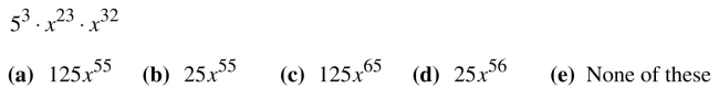Simplify each expression, first as a base to a single power, then, if possible, as a decimal.