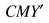 For each of the following, identify the color represented in the CMY diagram.