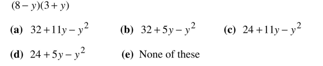 Use real variable algebra to simplify the following expressions.