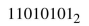 Find the hexadecimal equivalent for each of the following binary numbers.  <div style=padding-top: 35px> 
