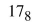 Find the decimal equivalent for each of the following octal numbers.  <div style=padding-top: 35px> 