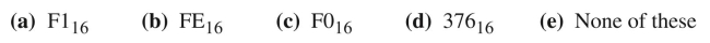 Find the hexadecimal equivalent for each of the following decimal numbers. 254  <div style=padding-top: 35px> 