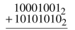 Add the following binary numbers.