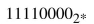 Each of the following numbers are in 8-bit, two's complement notation. Translate each into its decimal equivalent.