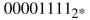 Each of the following numbers are in 8-bit, two's complement notation. Translate each into its decimal equivalent.