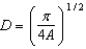 <strong>The area of a circle is related to its diameter by the formula Using algebra to solve for D, we find that</strong> A) B) C) D) E)