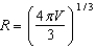 <strong>The volume of a sphere is related to its radius by the formula .Using algebra to solve for R, we get</strong> A) B) C) D) E)