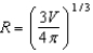 <strong>The volume of a sphere is related to its radius by the formula .Using algebra to solve for R, we get</strong> A) B) C) D) E)