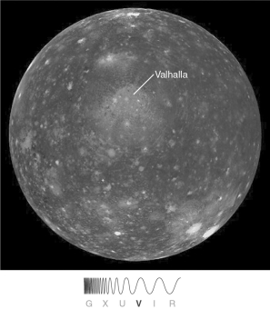 <strong>Based on the figure below, this moon </strong> A) is geologically active. B) is possibly geologically active. C) was geologically active in the past but is no longer active. D) is geologically dead. E) More information is needed before any conclusion can be made.