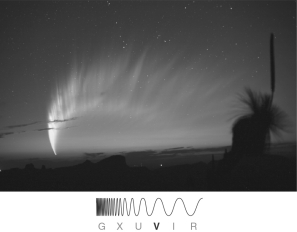 <strong>Identify the object shown in the figure below. </strong> A) an active comet B) a meteor shower C) a meteorite D) an asteroid E) zodiacal dust