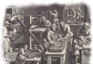 <strong> The engraving system that emerged as a result of the invention of the printing press and transformed visual culture .</strong> A) relied on unskilled laborers B) was a complicated multiple-stepped process C) was a slow activity that led to the production of only one or two images per year D) depended on simple and primitive tools