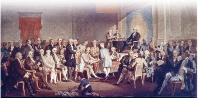 <strong> The New Jersey Plan was proposed to protect the interests of .</strong> A) larger states B) smaller states C) individual citizens D) the Indian population