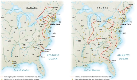 <strong> The Biblical quote What hath God Wrought? was made by Samuel Morse in 1844 when referencing the creation of the .</strong> A) telegraph B) steamboat C) Erie Canal D) railroad