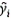 The residual r<sub>i</sub> is defined as the difference between the actual value y<sub>i</sub> and the estimated value .