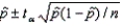  Assuming that all necessary conditions are met, what needs to be changed in the formula   so that we can use it to construct a (1 - \alpha ) confidence interval estimate for the population proportion p? 
