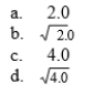 If the SS for a set of scores is 100 and the sample size is 51, then s for those scores is.