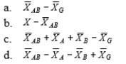 11-33 represents the effect of the interaction of factors A and B and sampling error in the partitioned score of a subject in a two-factor between-subjects analysis of variance.
