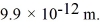 Calculate the kinetic energy (in eV) of a nonrelativistic neutron that has a de Broglie wavelength of (h = 6.626 × 10<sup>-34</sup> J ∙ s, m<sub>neutron</sub> = 1.675 × 10<sup>-27</sup> kg, 1 eV = 1.60 × 10<sup>-19</sup> J)