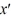 <strong>System has a velocity u = +0.45c relative to system S, as shown in the figure. The clocks of S and are synchronized at t = = 0 when the origins O and coincide. An event is observed in both systems. The event takes place at x = 600 m and at time t = 1.9 μs, as measured by an observer in S. What is the -coordinate of the event, measured by an observer in ? </strong> A) 380 m B) 340 m C) 360 m D) 350 m E) 310 m