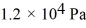 If a certain sample of an ideal gas has a temperature of 109°C and exerts a pressure of on the walls of its container, how many gas molecules are present in each cubic centimeter of volume? The ideal gas constant is 8.314 J/mol · K and Avogadro's number is 6.022 × 10<sup>23</sup> molecules/mol.