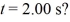 <strong>An object has a position given by   = [2.0 m + (5.00 m/s)t]   + [3.0 m - (2.00 m/s<sup>2</sup>)t<sup>2</sup>]   , where quantities are in SI units. What is the speed of the object at time  </strong> A) 6.40 m/s B) 9.43 m/s C) 7.00 m/s D) 7.65 m/s E) 13.0 m/s <div style=padding-top: 35px> 