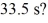 <strong>A small boat is moving at a velocity of when it is accelerated by a river current perpendicular to the initial direction of motion. If the acceleration of the current is 0.750 m/s<sup>2</sup>, what will be the new velocity of the boat after </strong> A) 25.3 m/s at 82.4° from initial direction of motion B) 25.3 m/s at 7.59° from initial direction of motion C) 640.1 m/s at 82.4° from initial direction of motion D) 640.1 m/s at 7.59° from initial direction of motion