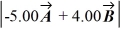 <strong>Vectors and are shown in the figure. What is ? </strong> A) 31.8 B) -32.0 - 2.00 C) 1028 D) 34.0 E) -2.00 - 32.0