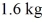 <strong>A person on a diet loses in a week. How many are lost?</strong> A) 2.6 × 10<sup>3</sup> μg/s B) 1.6 × 10<sup>5</sup> μg/s C) 44 μg/s D) 6.4 × 10<sup>4</sup> μg/s