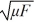 <strong>The speed of a wave pulse on a string depends on the tension, F, in the string and the mass per unit length, μ, of the string. Tension has SI units of and the mass per unit length has SI units of What combination of F and μ must the speed of the wave be proportional to?</strong> A) F / μ B) μ / F C) D) E)