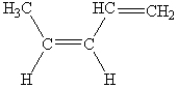 <strong>What is the name of the following compound? </strong> A) trans-acetylene B) cis-1,3-pentadiene C) trans-2,4-pentadiene D) cis-4-methyl-1,3-butadiene E) cis-4-methyl-1,3-butene