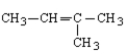 <strong>Which of the following is the correct formula for 2-methyl-1-butene?</strong> A) B) C) D) E) none of these