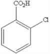 <strong>What is the name of the following benzene derivative? </strong> A) 1-chlorobenzoic acid B) 5-chloroanaline C) 1-acetate-1-chlorobenzene D) 5-chlorobenzoic acid E) 1,3-chlorocarboxylic benzene