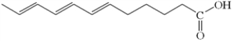 <strong>What is the classification of the molecule below? </strong> A) polymer B) fatty acid C) saccharide D) carbohydrate E) triglyceride